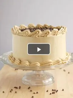 how to ice a cake video