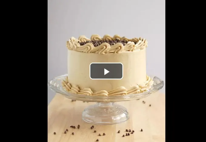 how to ice a cake video