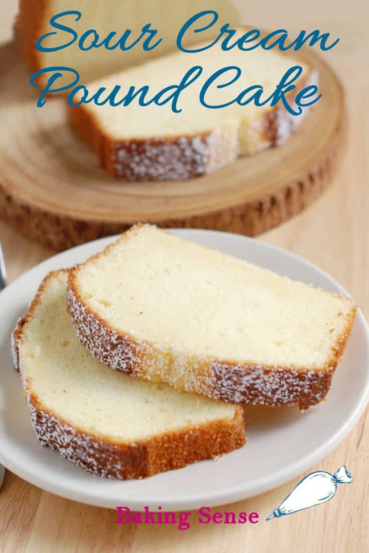 Absolutely Perfect Sour Cream Pound Cake Baking Sense®
