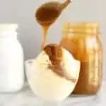 butterscotch sauce on ice cream