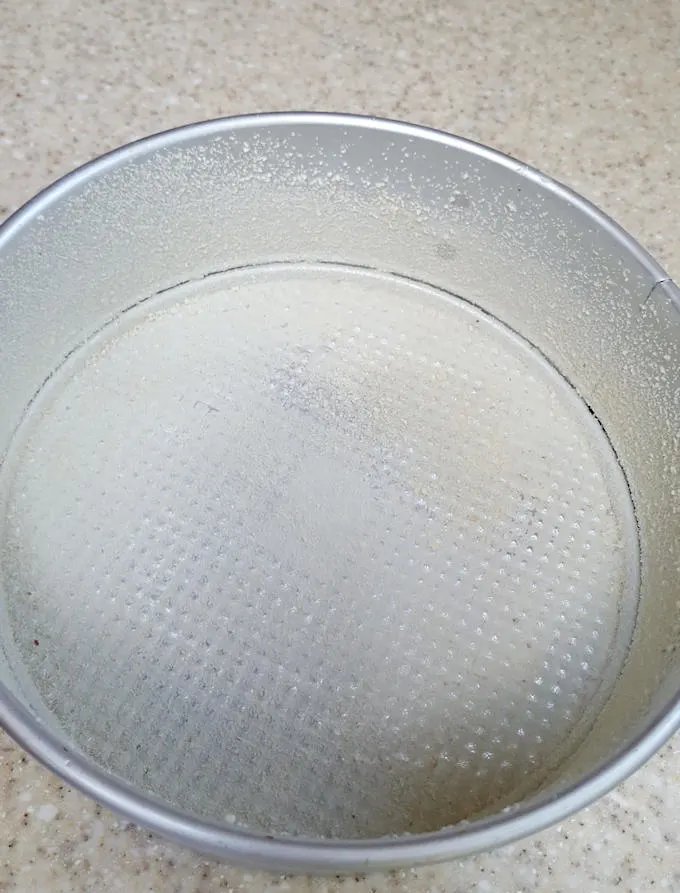 a butter spring form pan