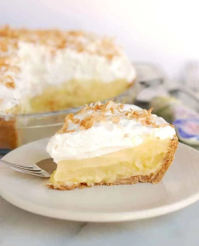 Piña Colada Pie (With or without Rum)