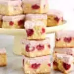 white chocolate raspberry brownies