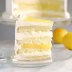 luscious lemon mousse cake