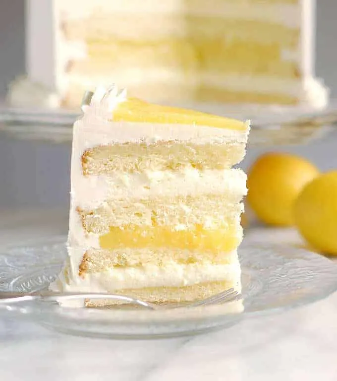 luscious lemon mousse cake