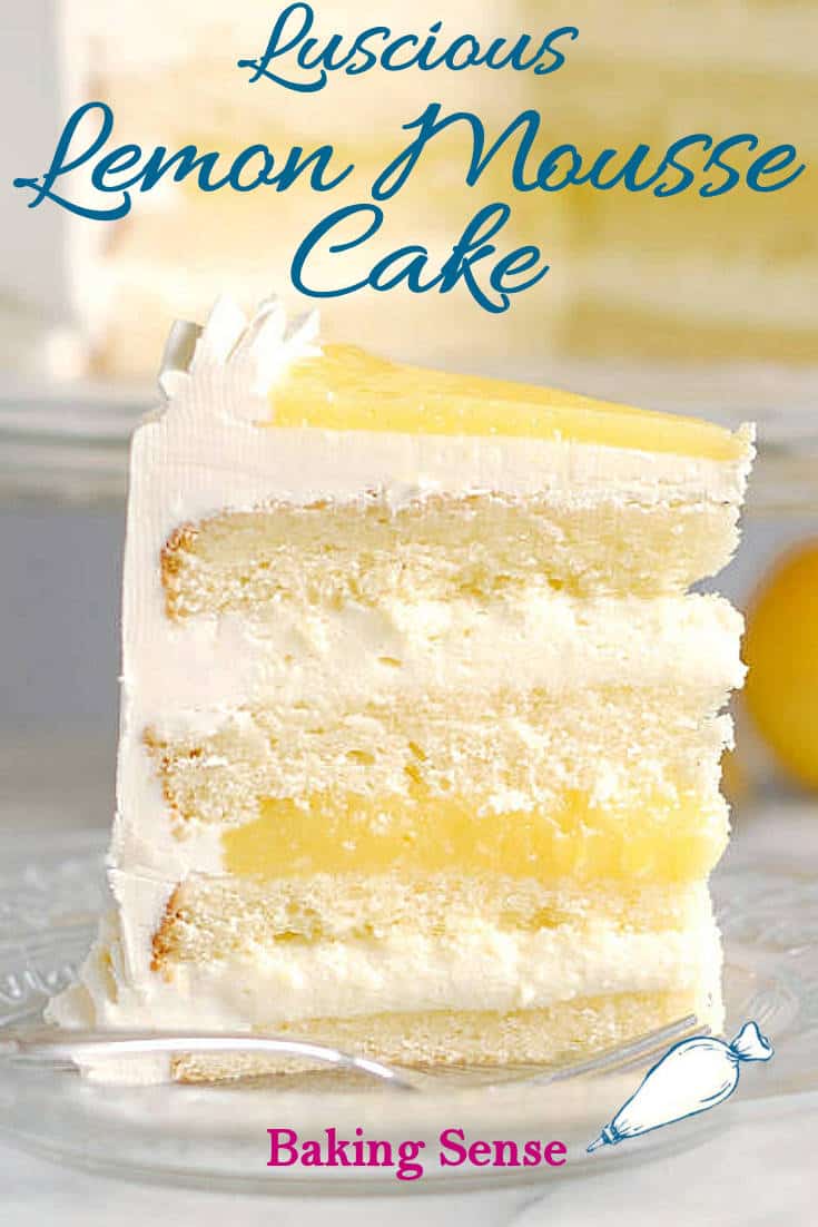 luscious lemon mousse cake