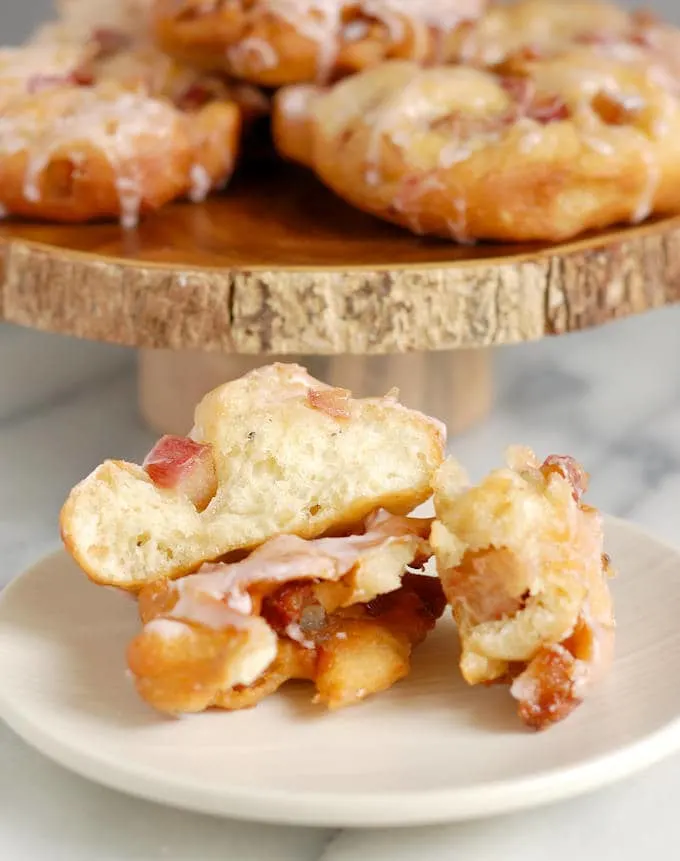 rhubarb fritter