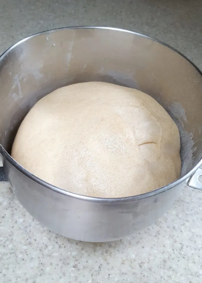 dough for milk & honey whole wheat burger bun