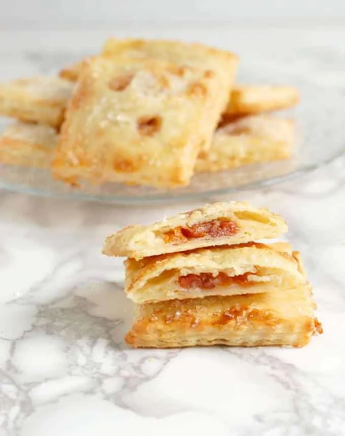 Sour Cherry Hand Pies with Almond Frangipane filling.