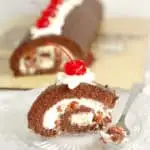 black forest cake roll