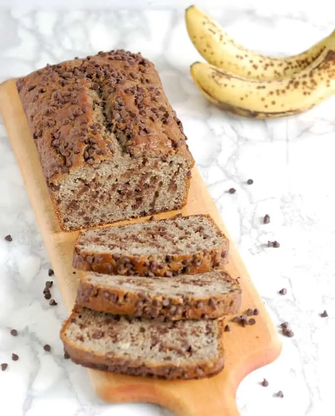 Buckwheat Chocolate Chip Banana Bread