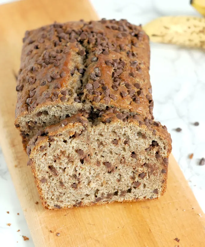 buckwheat chocolate chip banana bread