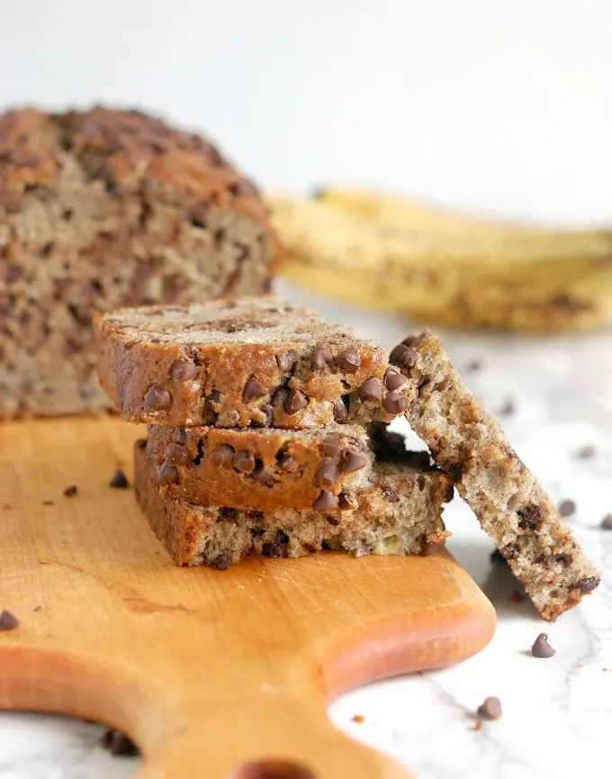 buckwheat chocolate chip banana bread