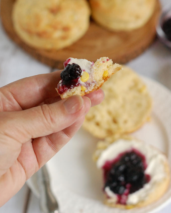 Fresh Corn Scones with Lime & Cinnamon Baking Sense