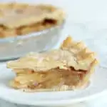 Maple Apple Pie with maple glaze