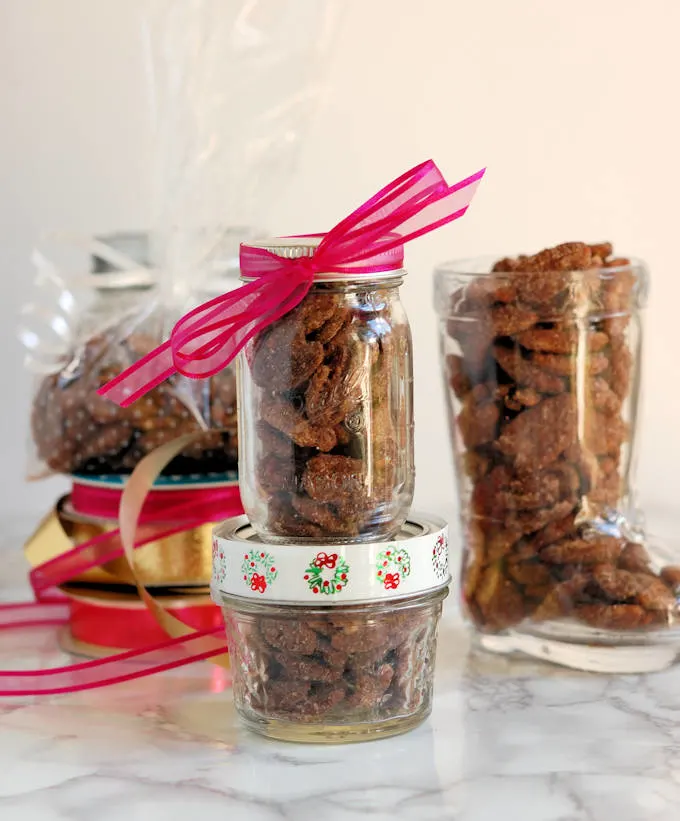 candied spiced pecans