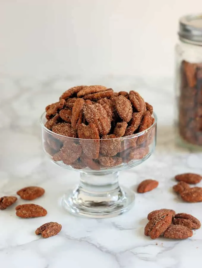 candied spiced pecans