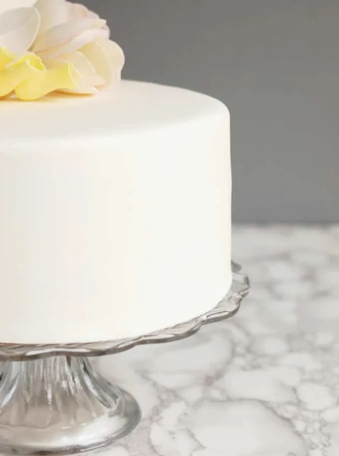 how to cover a cake with fondant