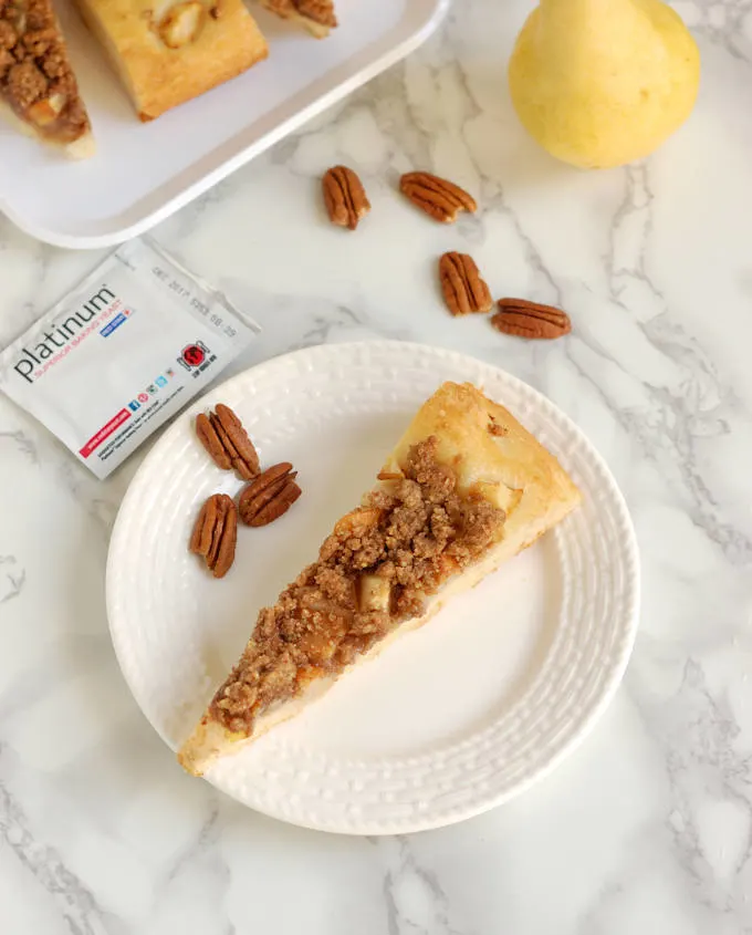 Pear & Pecan Streusel Focaccia