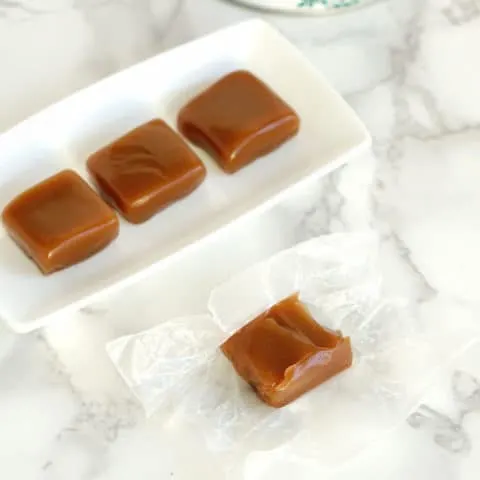 apple cider caramels
