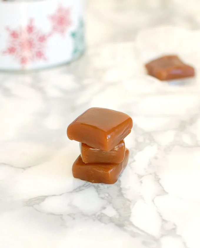 apple cider caramels