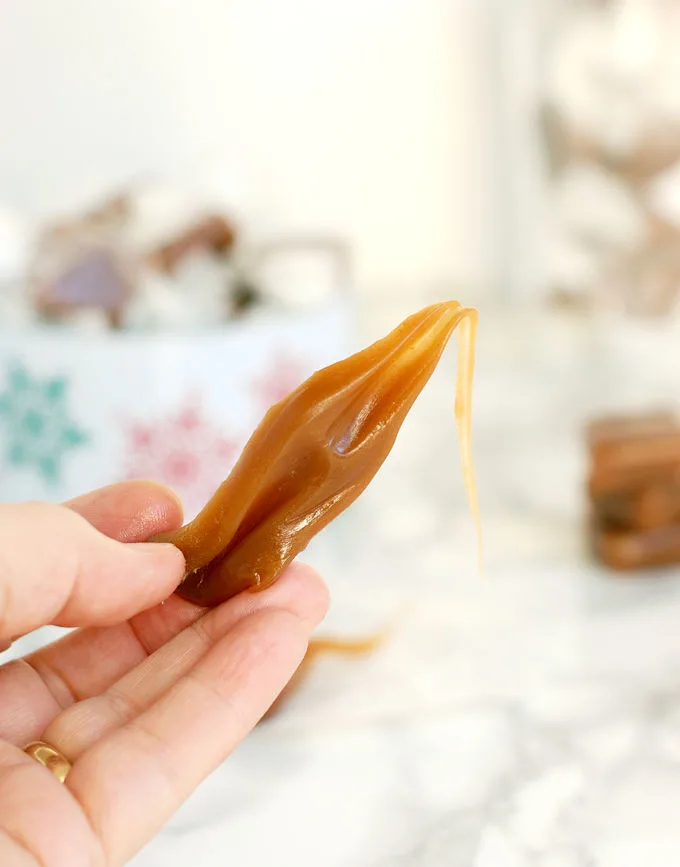 apple cider caramels