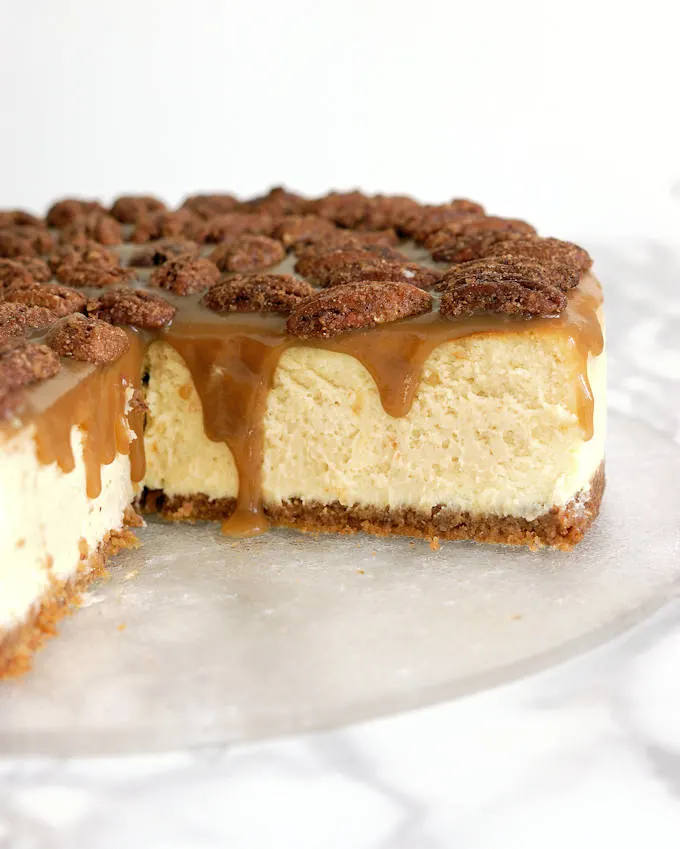 Bourbon Butterscotch Cheesecake