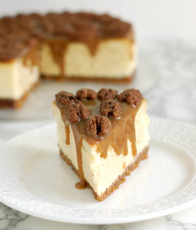 Bourbon Butterscotch Cheesecake