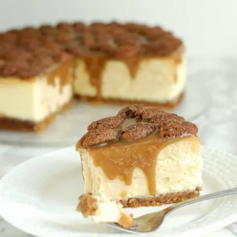 Bourbon Butterscotch Cheesecake