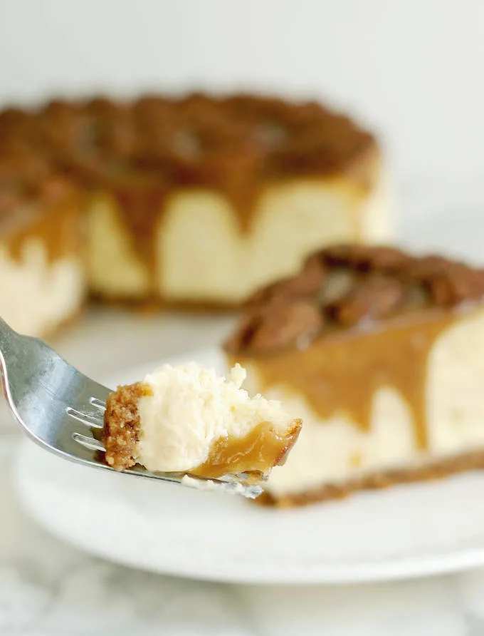 Bourbon Butterscotch Cheesecake