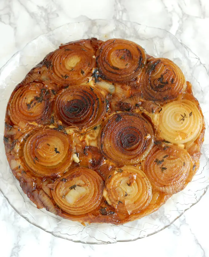 french onion tarte tatin 