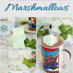 homemade mint marshmallows pinterest image