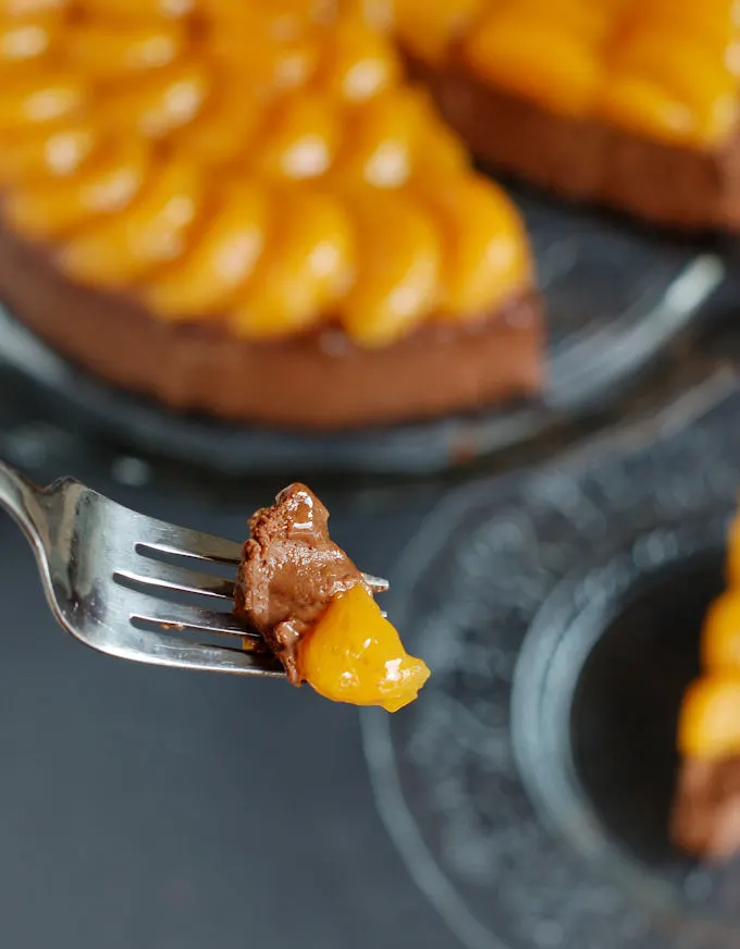 chocolate orange cheesecake