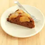 pear upside down gingerbread cake