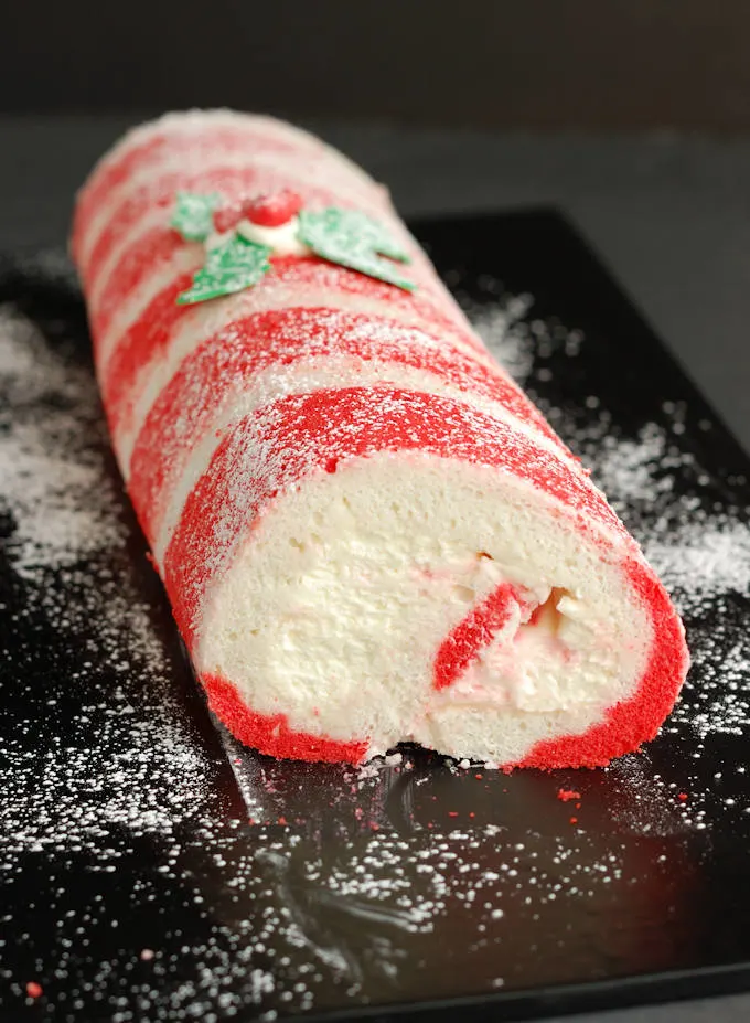 peppermint roulade