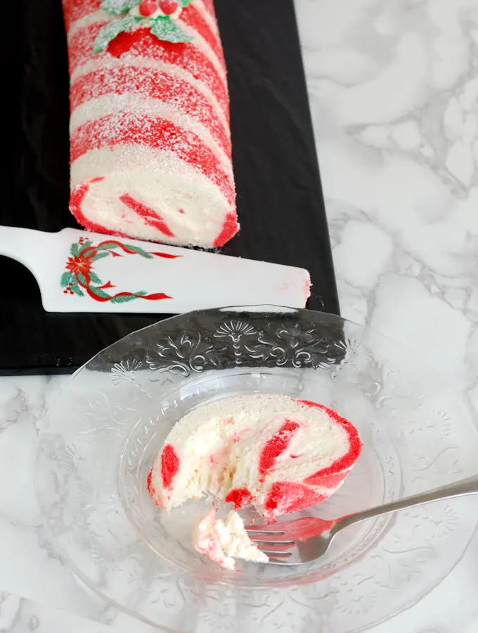 peppermint roulade