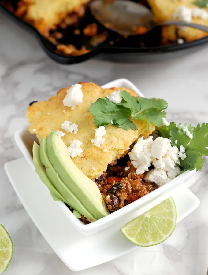 Chili Cornbread Cobbler