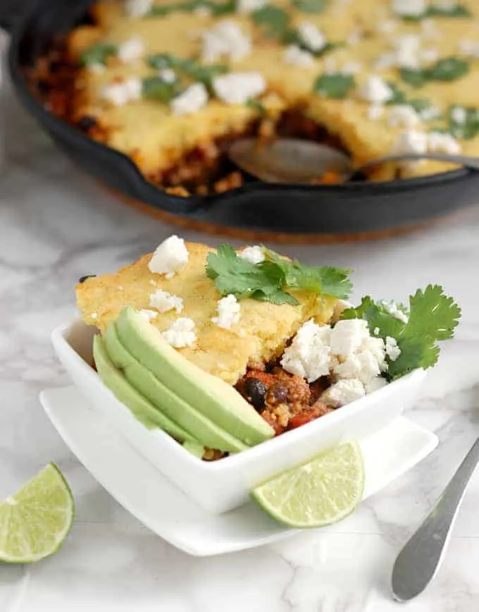 Chili Cornbread Cobbler 