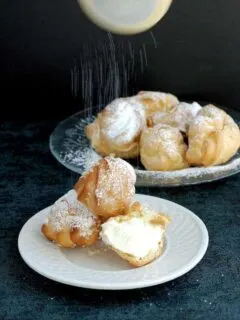 Pate a choux cream puffs