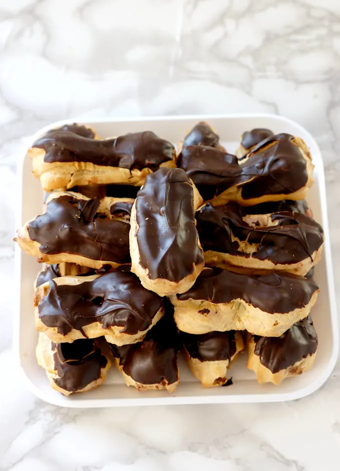 chocolate eclairs