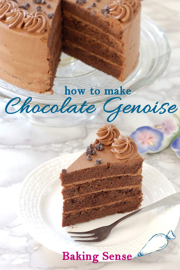 Chocolate Genoise, Chocolate Sponge Cake Baking Sense®