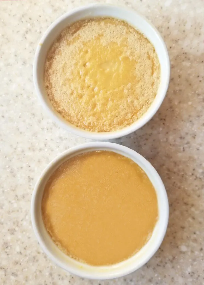 Baileys pot de creme with scalded cream vs non scalded cream