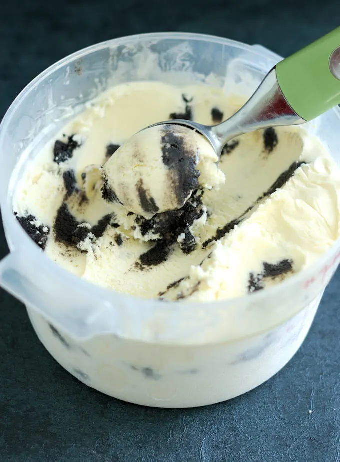 black sesame ice cream