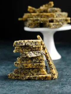 black sesame seed brittle