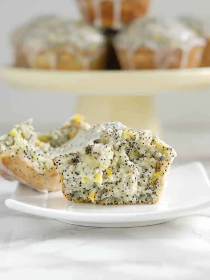 Yellow Squash Muffins with  Lemon & Poppy Seeds