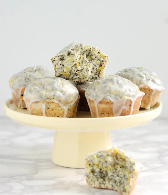 lemon poppy seed squash muffins