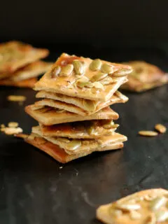 pumpkin seed crackers