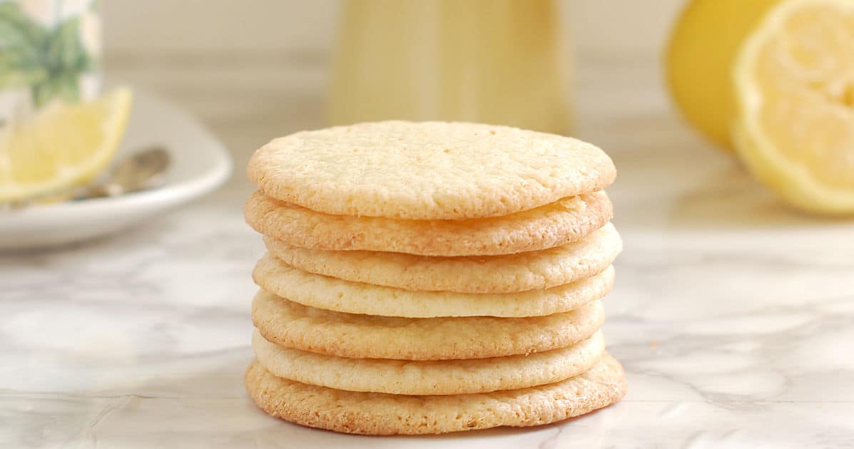 lemon thin cookies