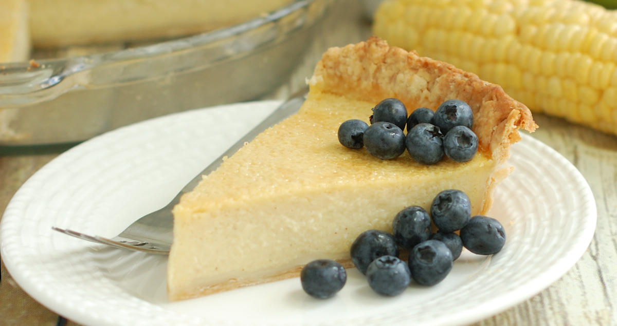 Sweet Corn Buttermilk Pie with Lime & Cinnamon Baking Sense®