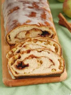 fresh apple cinnamon swirl bread